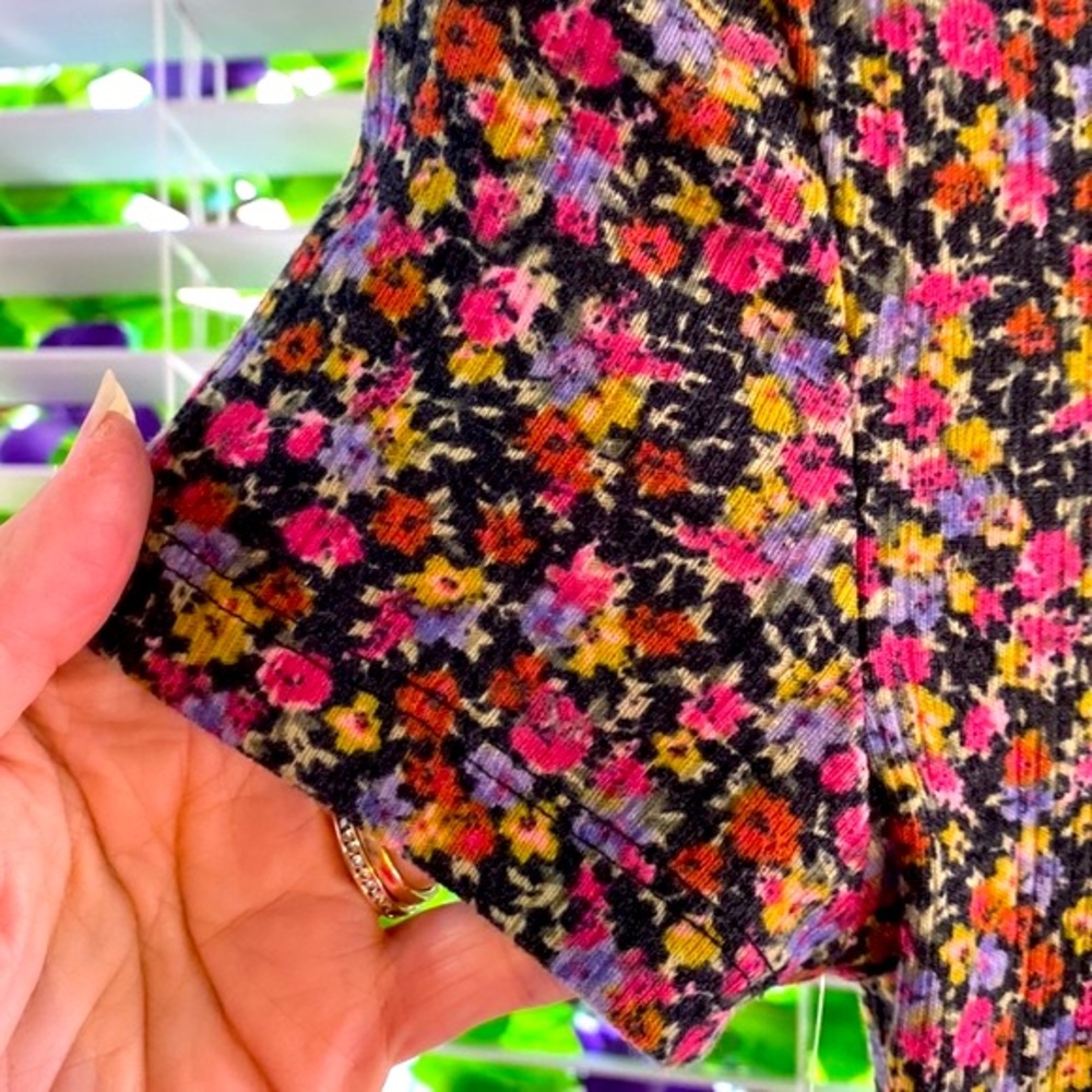 New! So soft floral print bodysuit